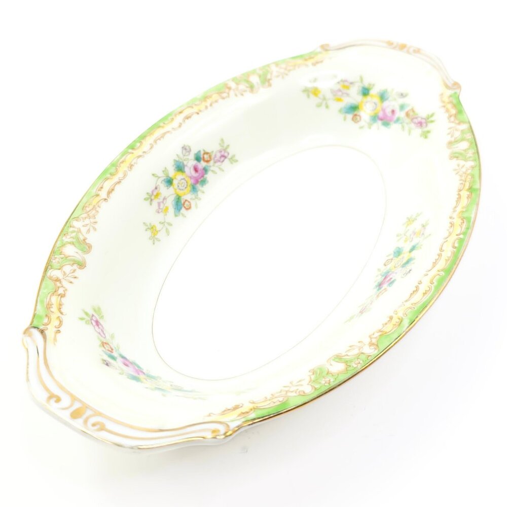 c. 1920s-1930s Vintage Sampy Japan "Elaine" Hand Painted Small Serving Dish
